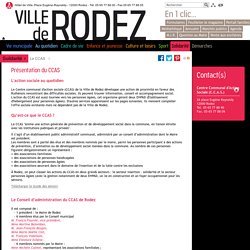 Le centre communal d'action sociale - Ville de Rodez, Aveyron (12)