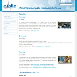 e-toile, actualités du réseau communautaire d'informatique médicale