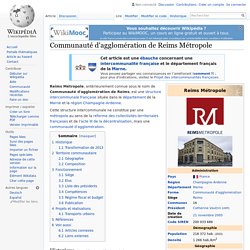 Communauté d'agglomération de Reims Métropole