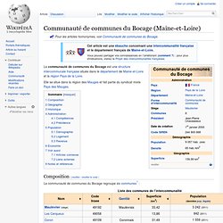 Communauté de communes du Bocage (Maine-et-Loire)