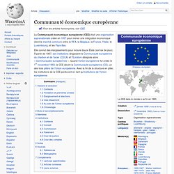 Communauté économique européenne