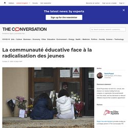La communauté éducative face à la radicalisation des jeunes