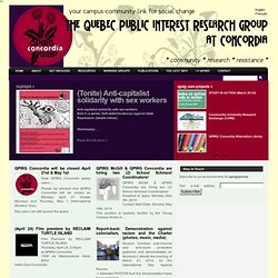 QPIRG Concordia | Your campus community link for social change