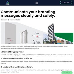 Communicate your branding messages clearly and safely.