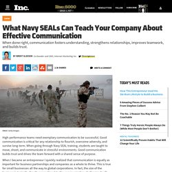 How to communicate like navy seals and increase profits