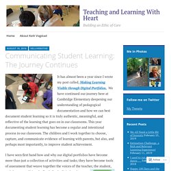 Communicating Student Learning: The Journey Continues – Teaching and Learning With Heart