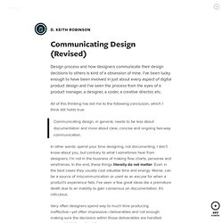 Communicating Design (Revised)