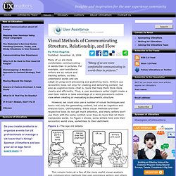 Visual Methods of Communicating Structure, Relationship, and Flow