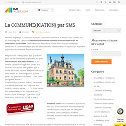 La Communication SMS pour les collectivités et mairies