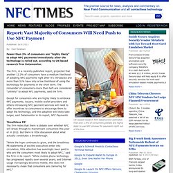 NFC Times New – Near Field Communication and all contactless technology.