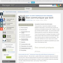 Communication écrite, outils et méthodes pour une bonne communication