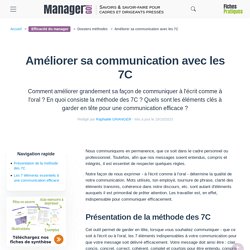 Les 7C de la communication : communiquer efficacement