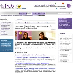 - Etude marché, Conseil en stratégie : Marketing, Communication entreprise, Relation client - La Poste entreprise : Le'Hub