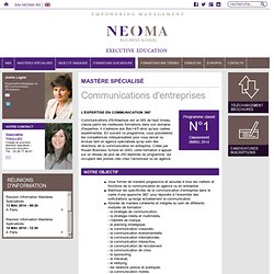 Communication d'Entreprise - Mastère spécialisé - NEOMA Business School