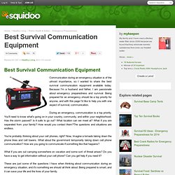 Best Survival Communication Equipment