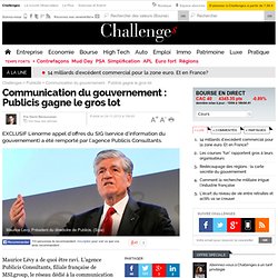 Communication du gouvernement : Publicis gagne le gros lot