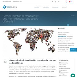 2) Communication interculturelle : des différences dans une même langue