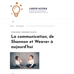 La communication, de Shannon et Weaver à aujourd’hui – LaborAgora