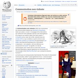 Communication non-violente (Rosenberg)