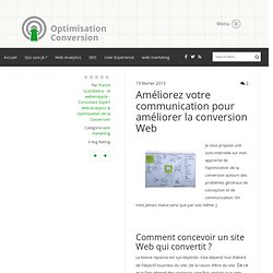 Améliorez votre communication pour améliorer la conversion Web