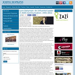 Johns Hopkins - Health and Education South Africa