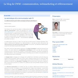 La sémiotique et la communication web /9