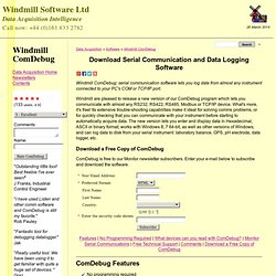 Free Software to Monitor Serial Port: RS232, RS485, Modbus Communication