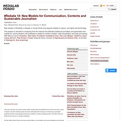 #Redada 14: Nuevos modelos de comunicación, contenidos y periodismo sostenible
