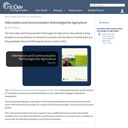 Information and Communication Technologies for Agriculture