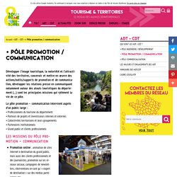 Pôle promotion / communication - TOURISME & TERRITOIRES