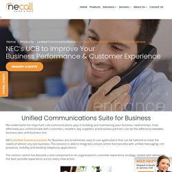 NEC Unified Communications for Business – NEC UCB