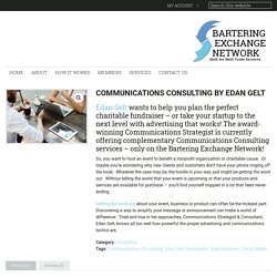 Communications Consulting by Edan Gelt