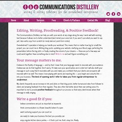 Wordsmithing « The Communications Distillery