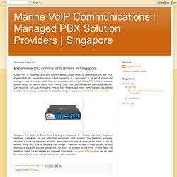 Cloud PBX Solution Provider in Singapore