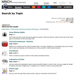 NRICH enriching mathematics (TBI)
