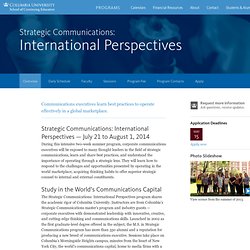 Executive Education in Global Communications