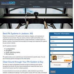 Top Rated PA Systems in Jackson, Mississippi