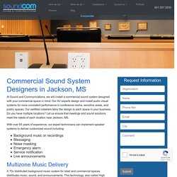 Commercial Sound System Designers in Jackson, Mississippi