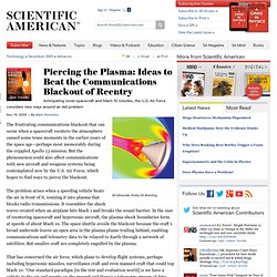 Piercing the Plasma: Ideas to Beat the Communications Blackout of Reentry