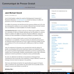 Jack Michael Sword - Communiqué de Presse GratuitCommuniqué de Presse Gratuit