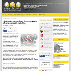 L'intérêt des communiqués de presse pour le référencement et le netlinking
