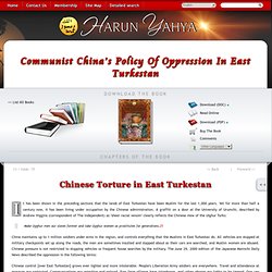 Read or download Communist China’s Policy Of Oppression In East Turkestan