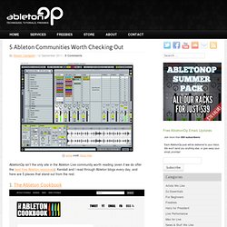 5 Ableton Communities Worth Checking Out – AbletonOp