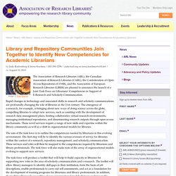 New Competencies for Academic Librarians