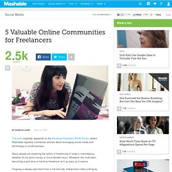 5 Valuable Online Communities for Freelancers
