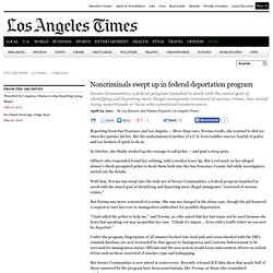 Secure Communities, illegal immigration, deportation: Federal deportation program sweeps up noncriminals and low-level offenders - latimes.com