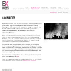 Communities - Belfast Exposed - Photography Exhibitions, Training, Photography Courses and Image Archive in Belfast, Northern Ireland