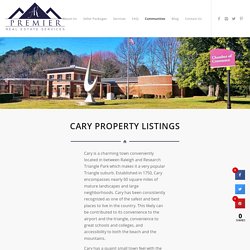 Best Cary Communities and Property Listings