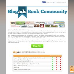The Book Blog Community: Advertise On Book Blogs