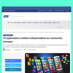 Community manager : 10 applications mobiles à connaitre